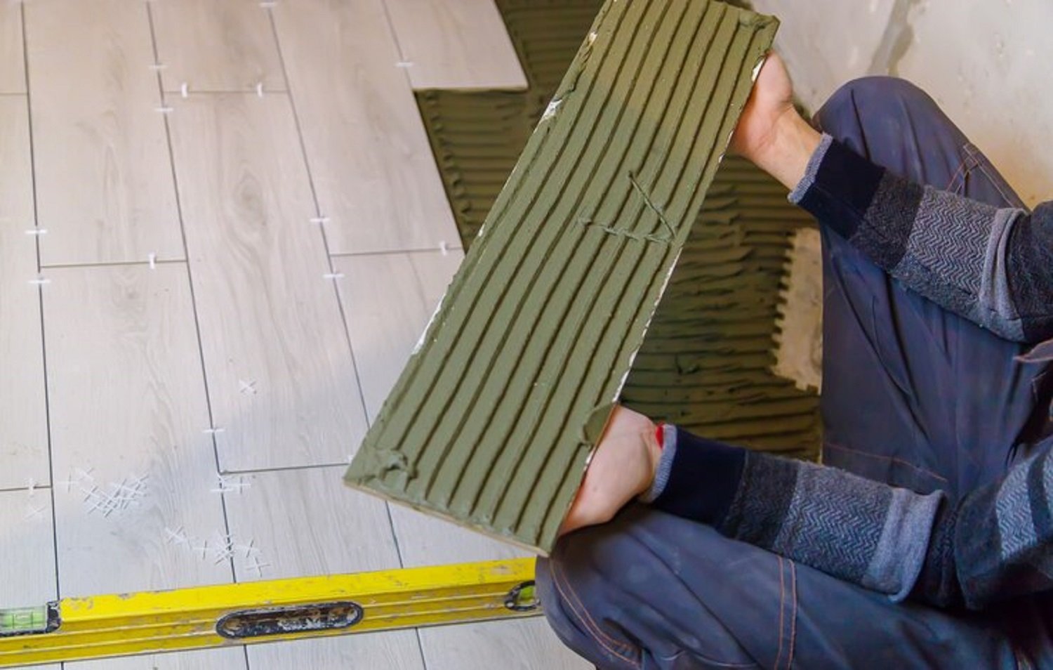 Bathroom Floor Installation